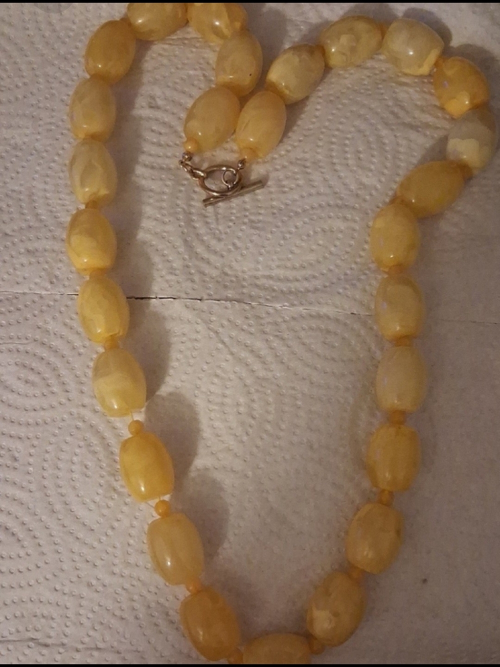 Sunny Yellow Faceted Bead Necklace - Women's Statement Jewelry